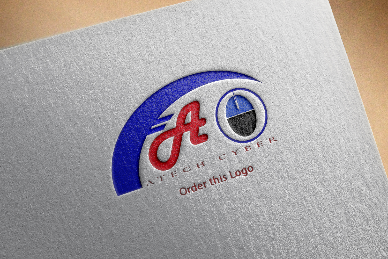 A-Tech Cyber Logo Design